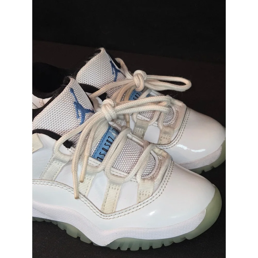Air Jordan 11 Retro‎ Low Legend Blue Little Kids Shoes Size 11C 505835 117